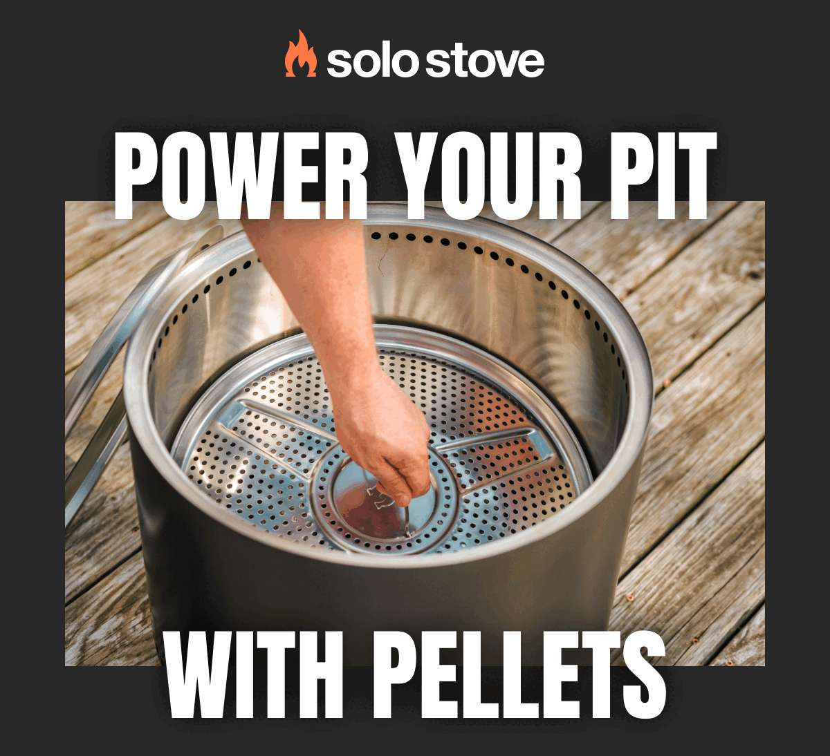 Power Your Pit with Pellets. Shop Now.