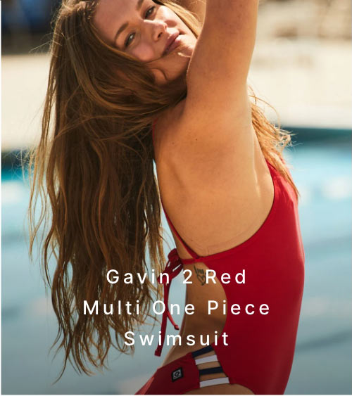 Women's Gavin 2 Red Multi One Piece Swimsuit