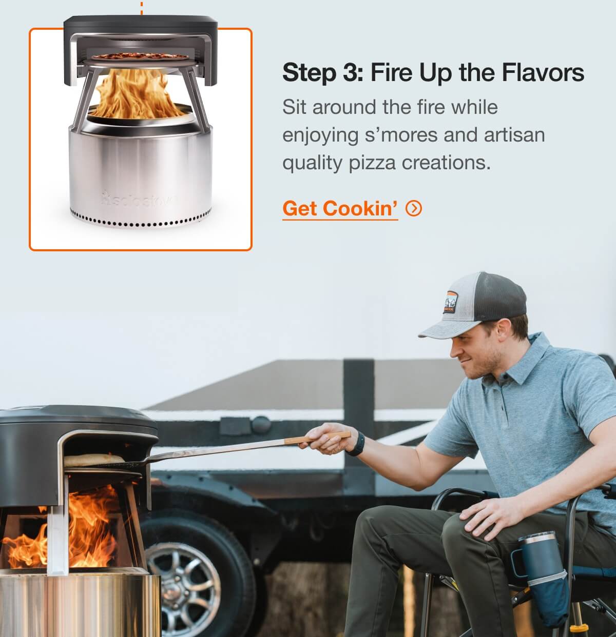 Step 3: Fire Up the Flavors. Get Cooking'