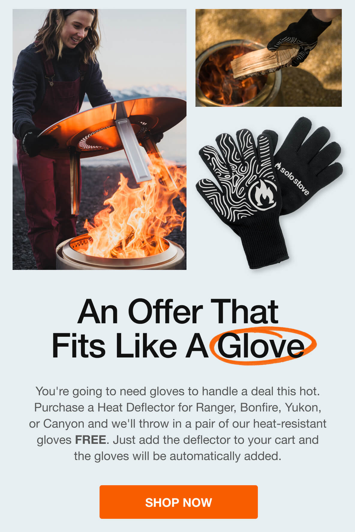 An Offer That Fits Like a Glove. Shop Now.