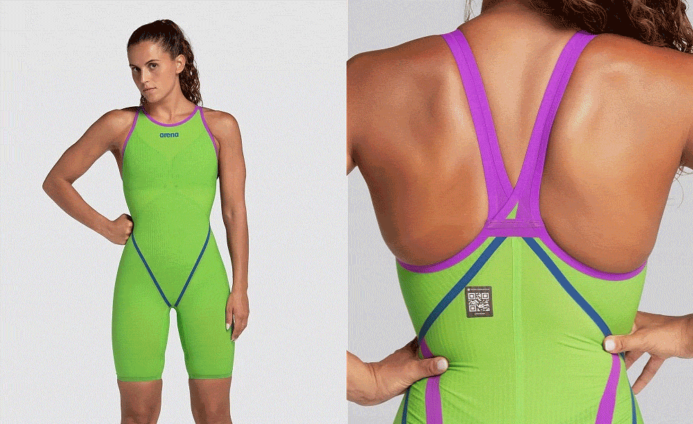 Powerskin Primo Closed Back Tech Suit Swimsuit Emerald Boa